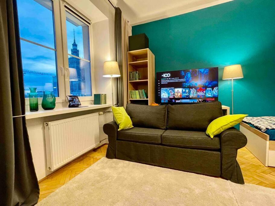 Super Square Metro X2 Fast Wifi 55'Tv Netflix Hbo Appletv+ Amazontv Apartment Warsaw Ngoại thất bức ảnh
